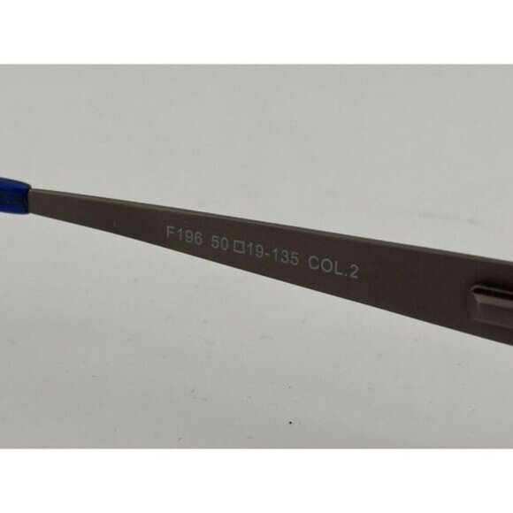 Fusion - 50-19-135 F196 COL. 2  Striped Rectangle Glasses Frames - Picture 6 of 8